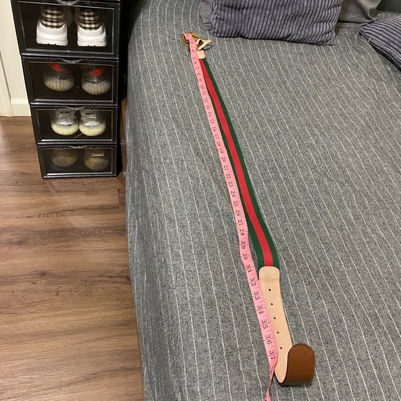 Gucci woman belt worh double G green size 90.36w main image 10